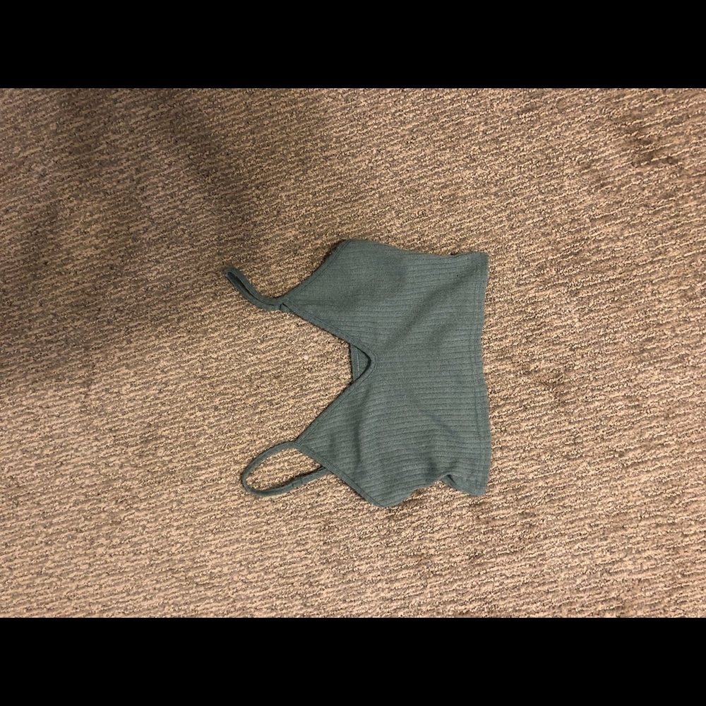 Shein Green Cropped Top